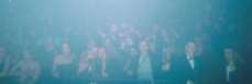 foggy crowd
