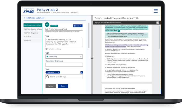 UI Web app designer - Policy Wizard project- Glenn Herbert